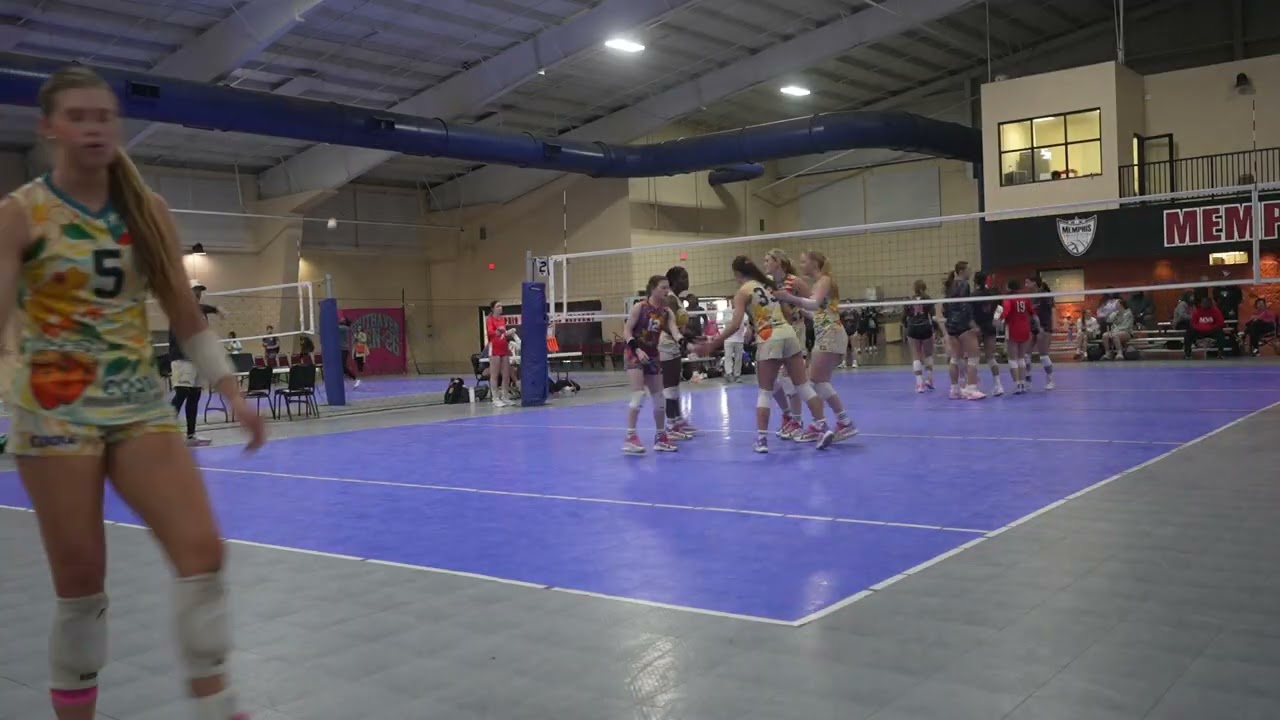 Coqui 15's vs MemphisVBAcademy15Red Set 1