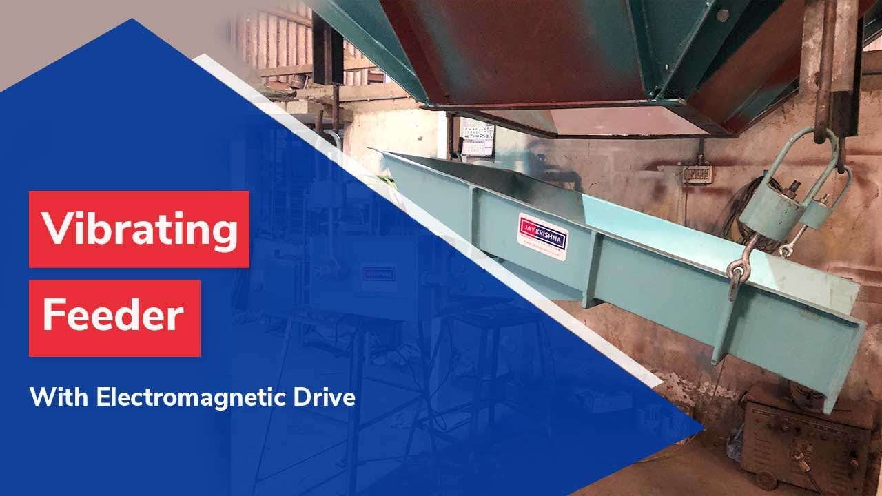 Vibrating Feeder With Electromagnetic Drive