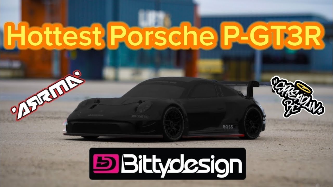 Hottest Bittydesign P-GT3R? Porsche GT3R RC Car Unveiling.