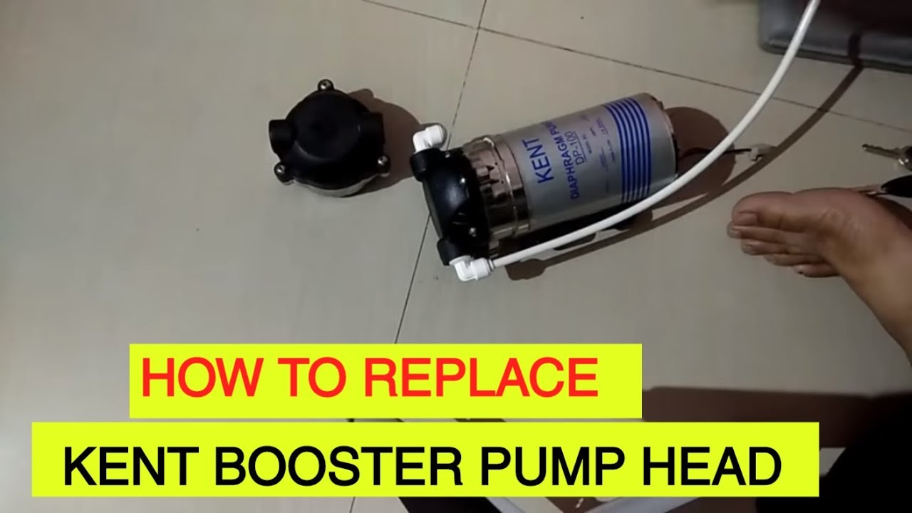 RO BOOSTER PUMP HEAD REPLACE/REPAIR OF KENT WATER PURIFER
