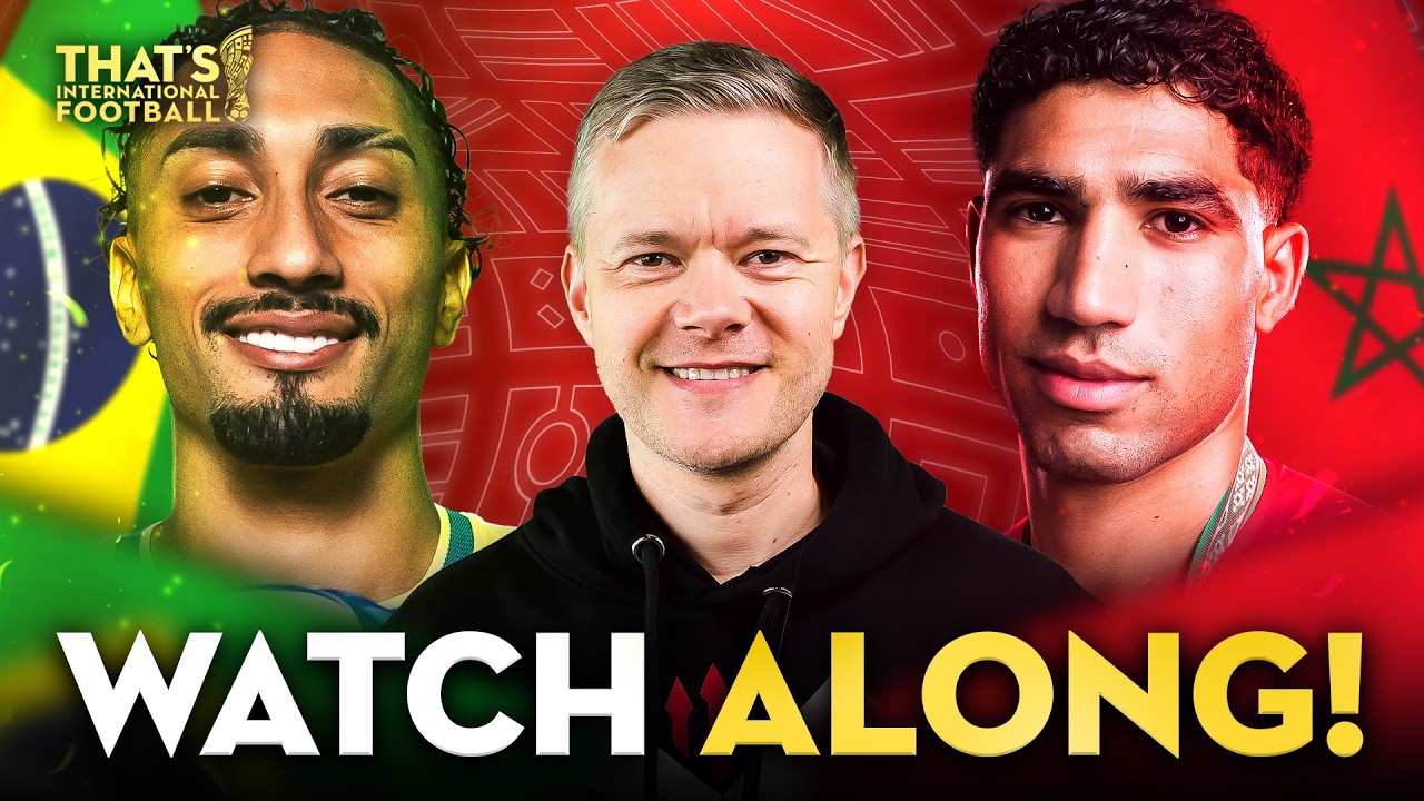 BRAZIL vs MOROCCO WORLD CUP 2026 Watchalong with Mark Goldbridge