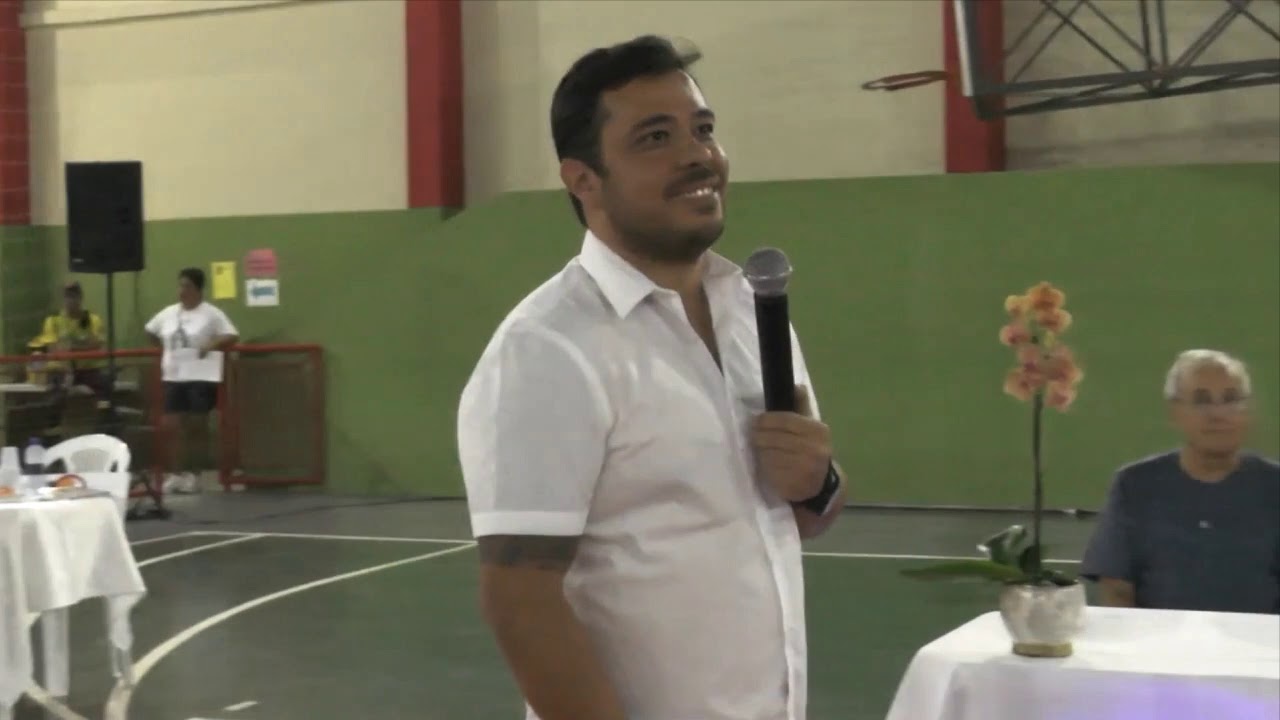 Palestra de Fernando Ben na reuni&atilde;o de Palho&ccedil;a - SC.
