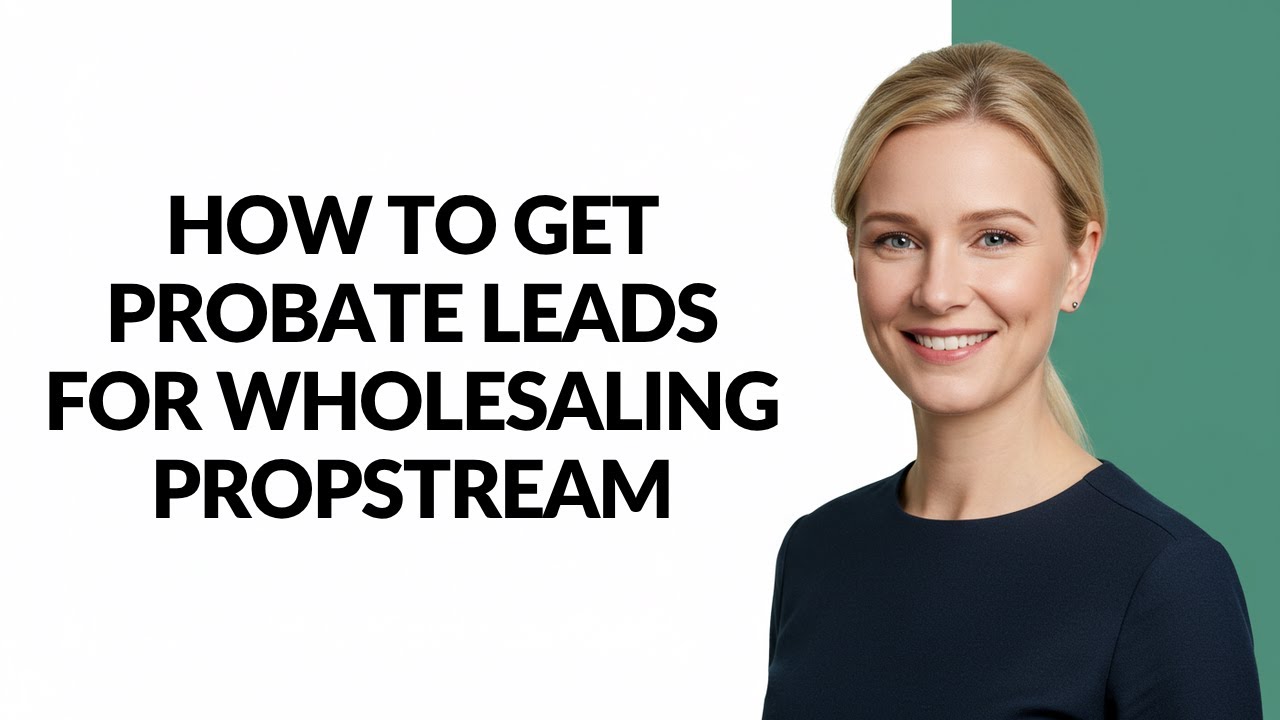 How to Get Probate Leads for Wholesaling Propstream - Julia'sTutorials