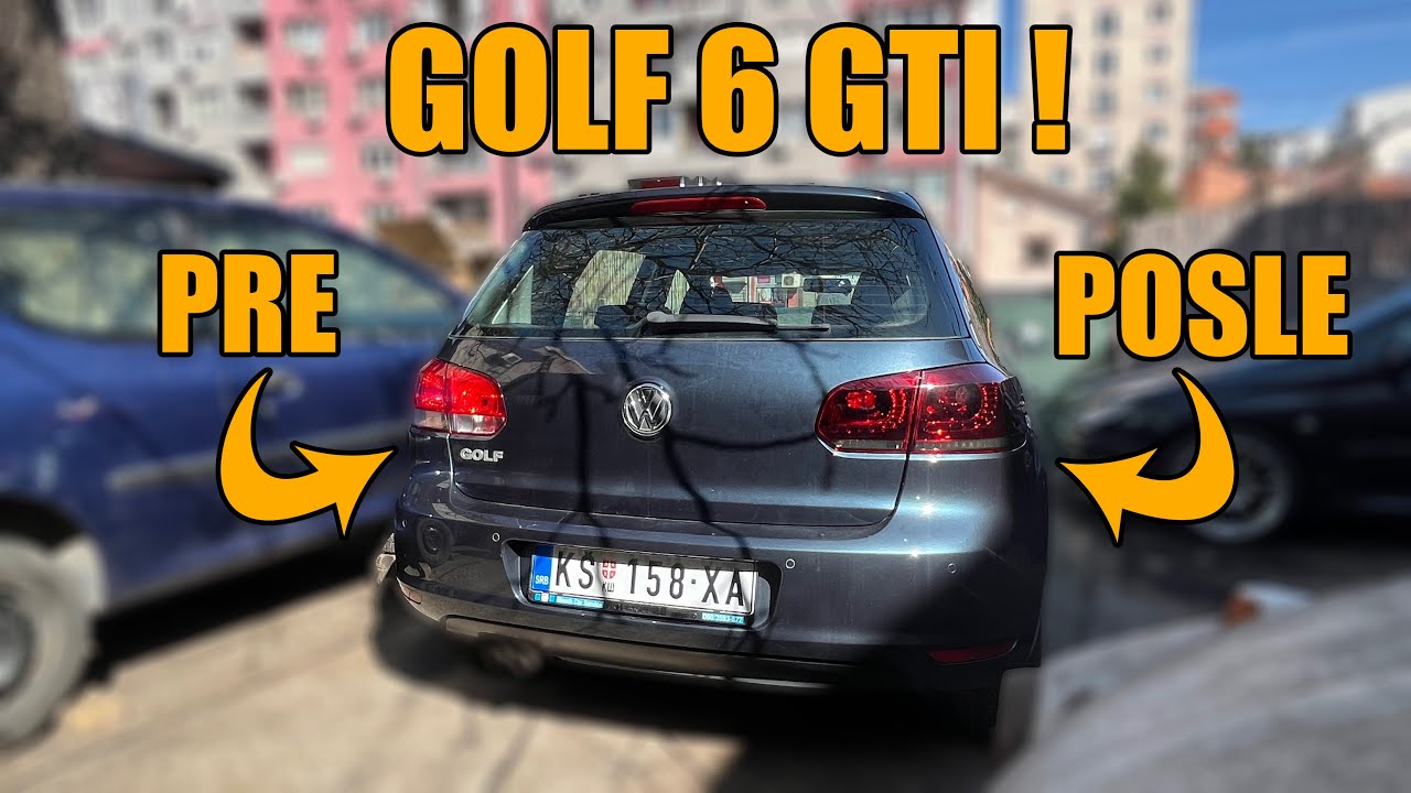 GOLF 6 GTI STOP SVETLA | UGRADNJA