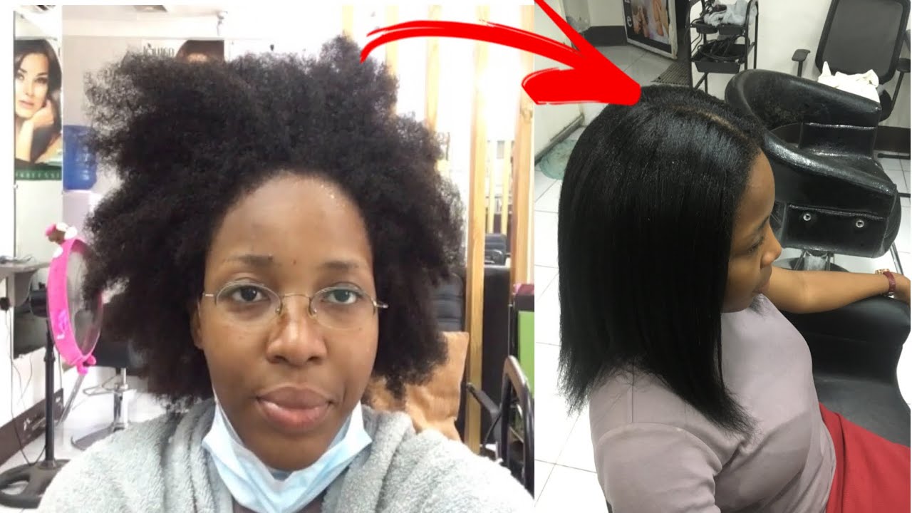 BLACK GIRL gets NATURAL hair done in the Philippines🇵🇭 by Filipina hair stylist| Shocking result😱