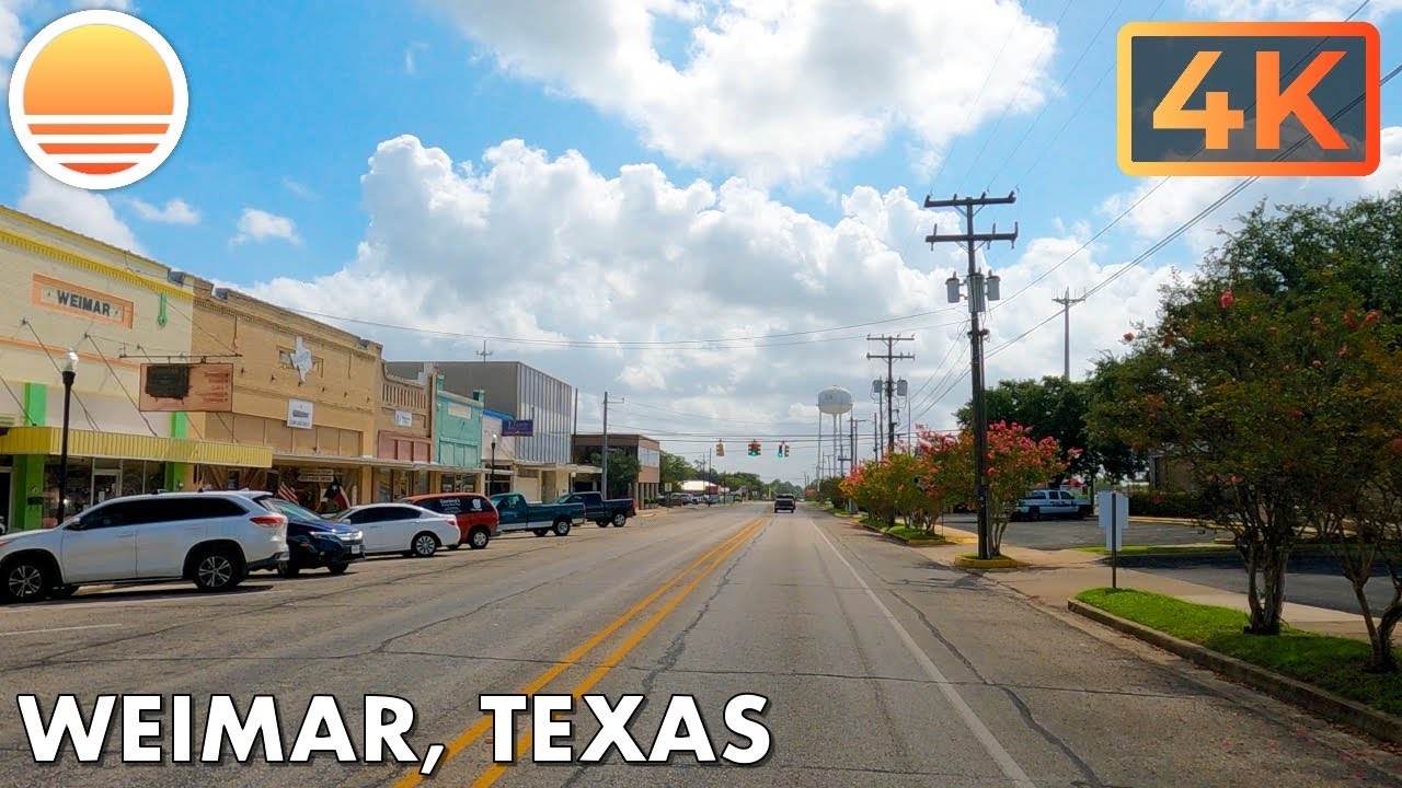 Weimar, Texas! Drive with me!