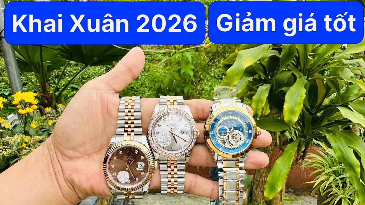Khuyến mại đầu năm 3c đồng hồ cơ mấy MIYOTA JAPAN giá cực tốt