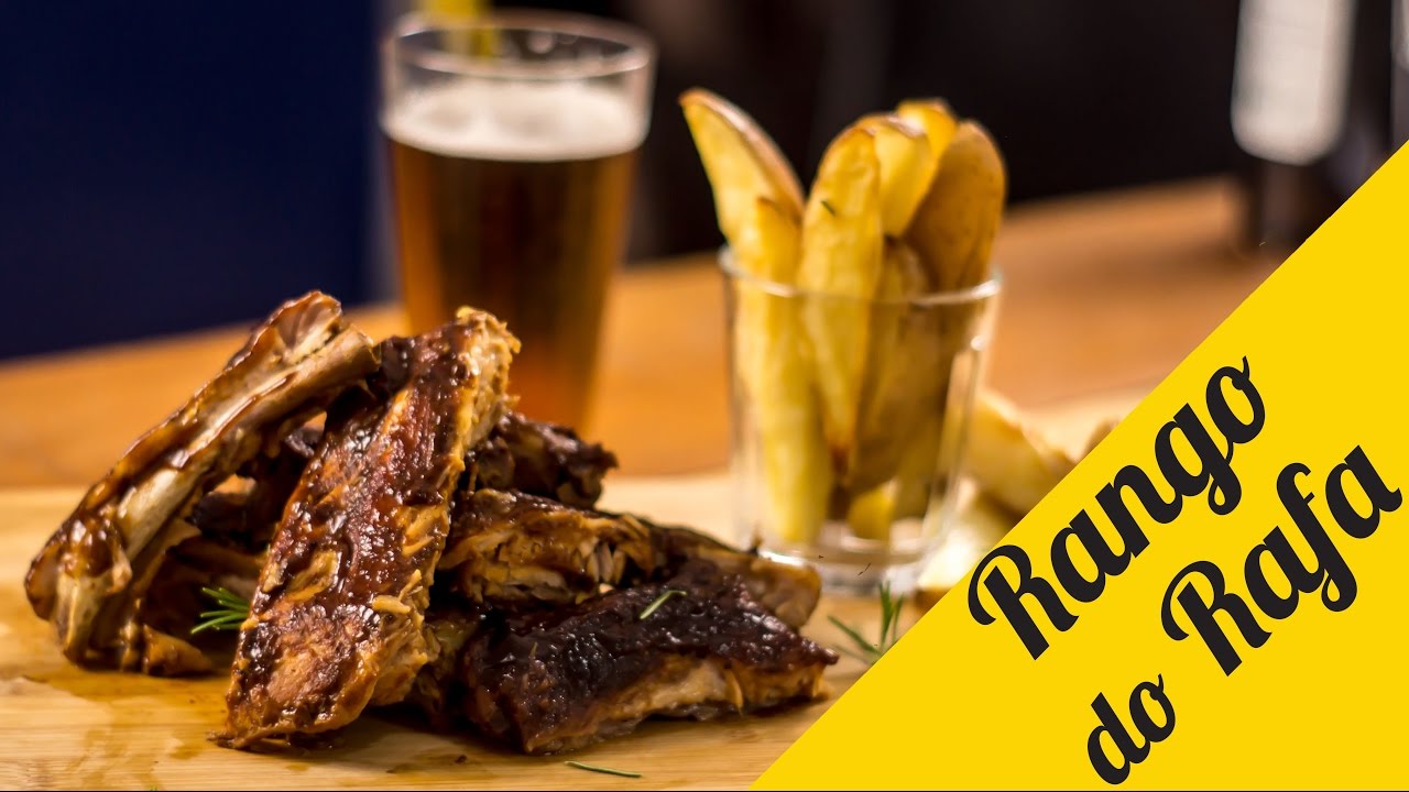 Costelinha ao Barbecue e batata r&uacute;stica -SOS MARINEX - RANGO DO RAFA