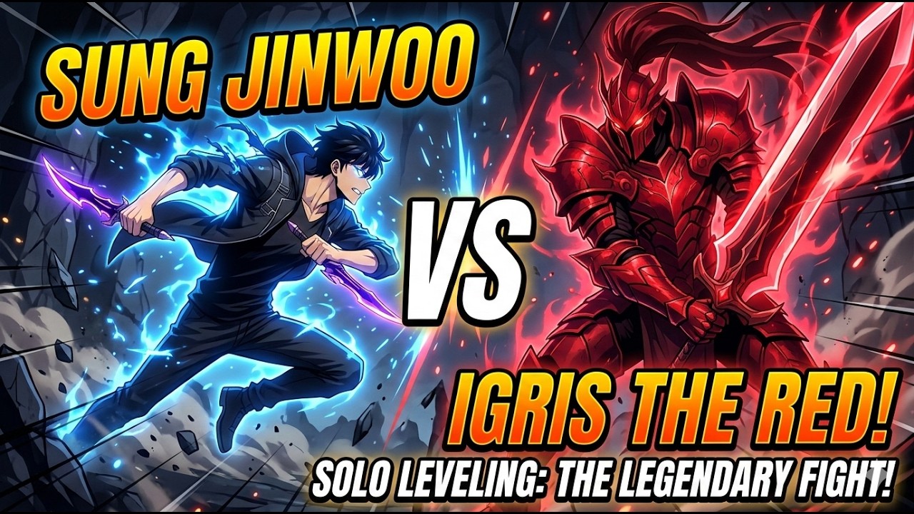 💥⚔️ SUNG JINWOO vs IGRIS: The Fight That Changed Everything! ⚔️🔥🩸👑