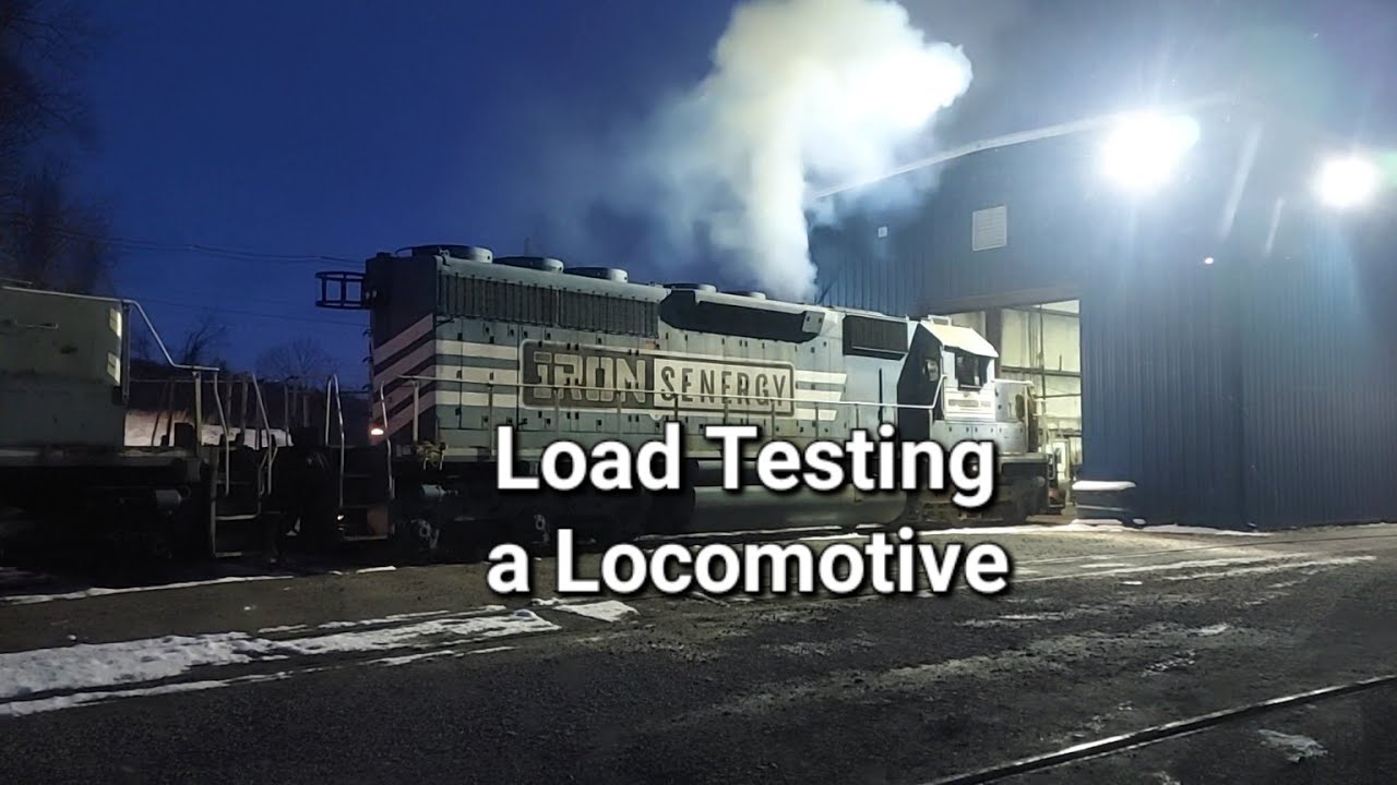 Doing a Locomotive Load Test on an EMD SD 40-2
