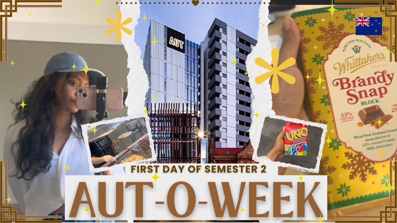 First Week of Semester 2 at AUT 🎓✨ | Uni Life in NZ 🇳🇿 | Tamil | ftVaish