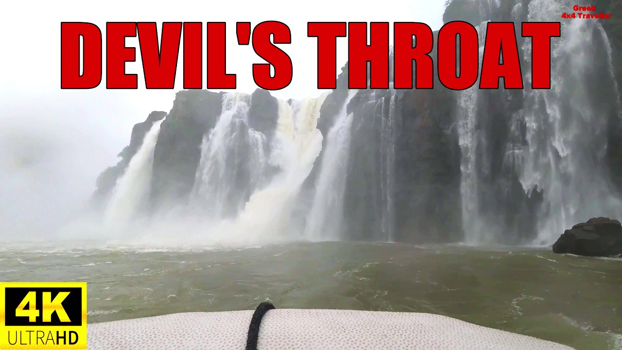 DEVIL’S THROAT, IGUAZU FALLS 🇦🇷 | A REAL ADVENTURE INTO THE WATER | CINEMATIC 4K