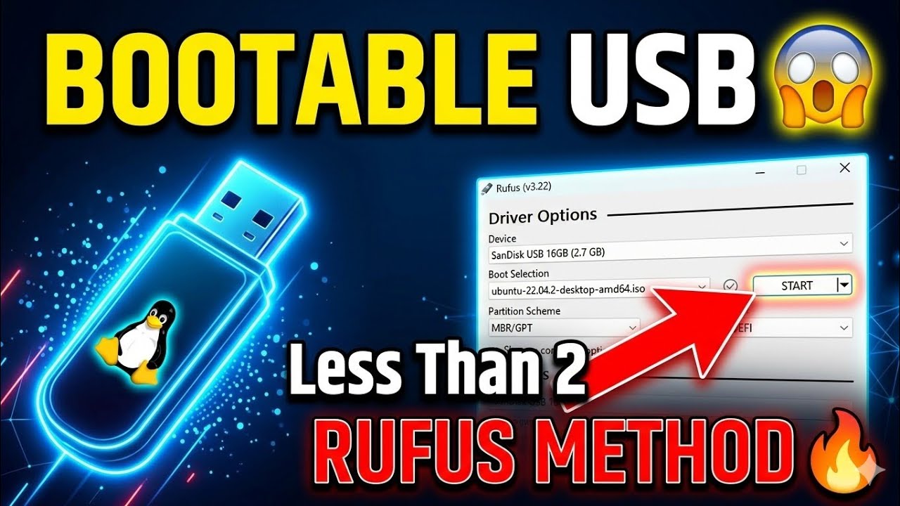 👉 How to Make Bootable USB in 5 Minutes 😱 | 100% Working Rufus Method 🔥