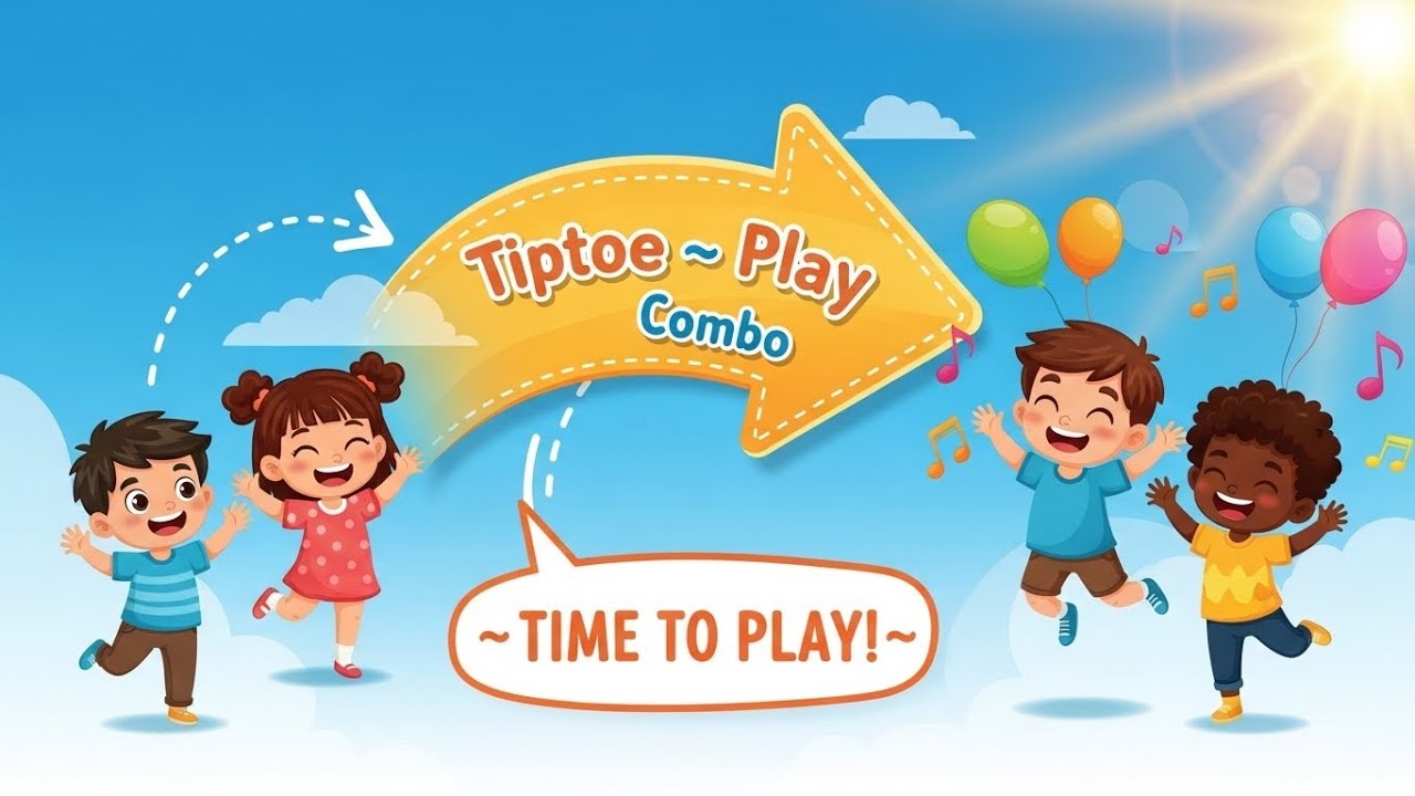 🎵 Tiptoe, Tiptoe, Time to Play! 🎵
