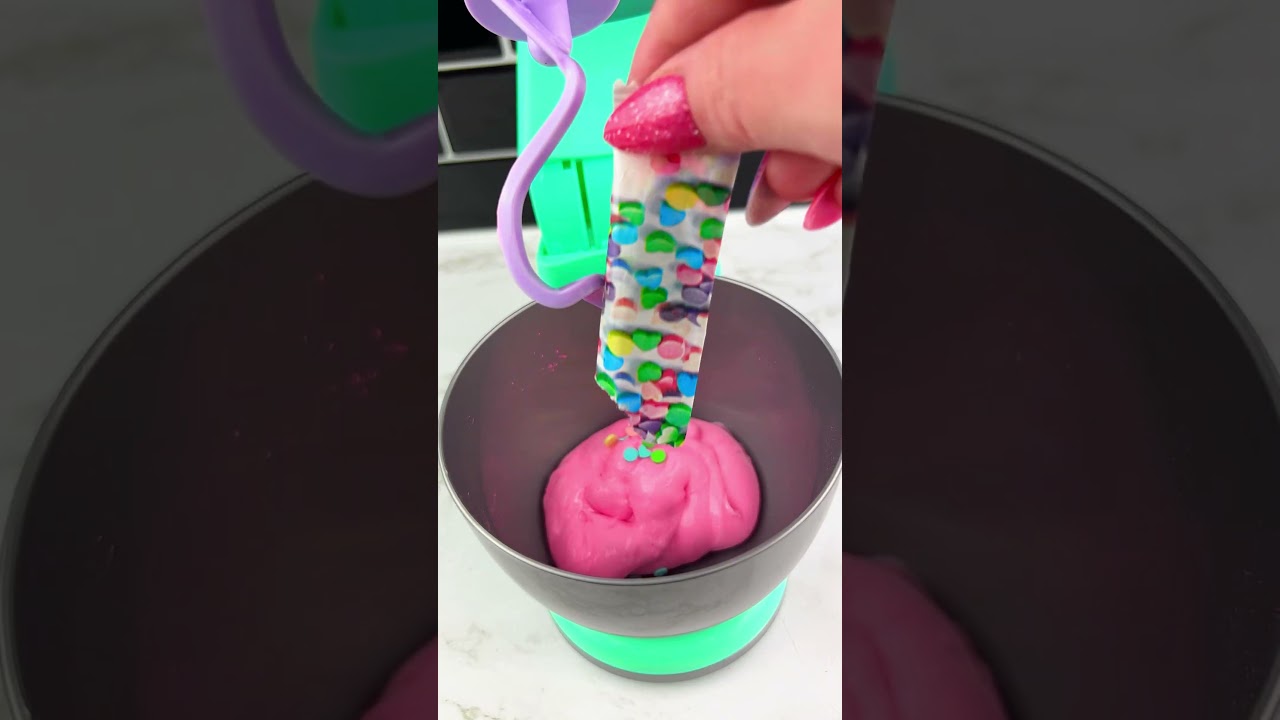 So Slime DIY Slime Mixer Machine Satisfying Video ASMR! #shorts #fidgets #asmr