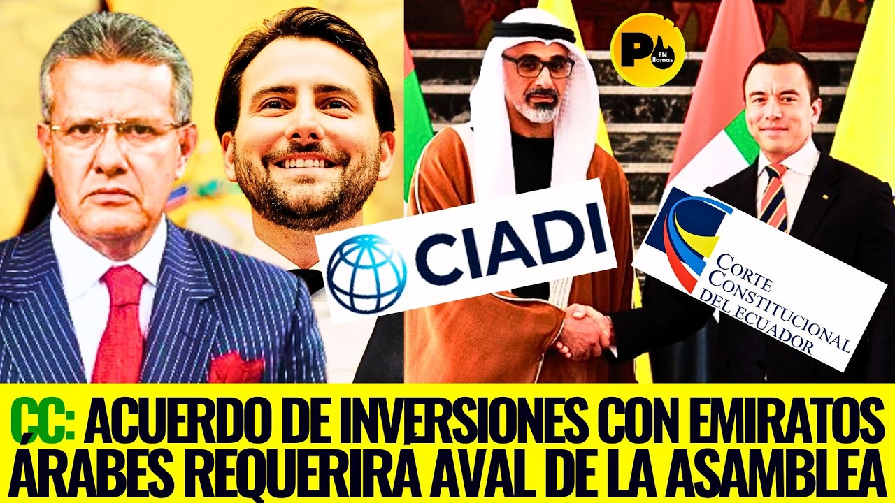 Dr. Augusto Tandazo (CC: Acuerdo de inversiones con Emiratos Árabes requerirá aval de la Asamblea)