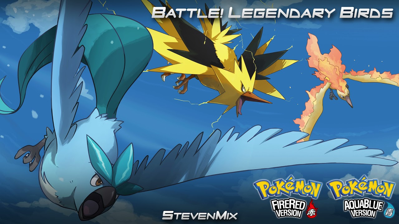 Battle! Legendary Birds: Remix ► Pok&eacute;mon Fire Red & Aqua Blue