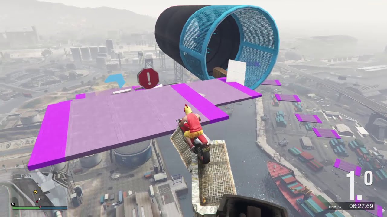 NO SE LO PASA... LA JUSTICIA VUELVE! PARKOUR GTA 5