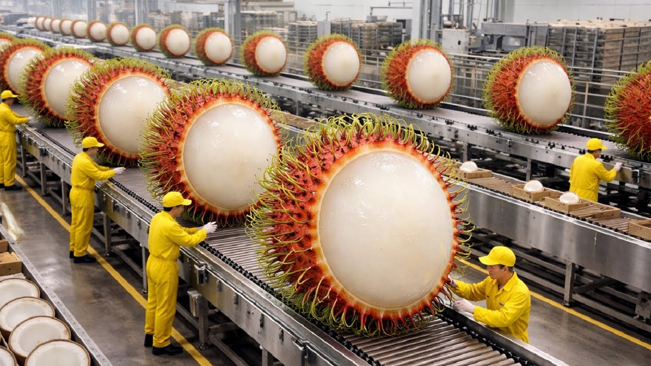 Inside a Modern Rambutan Factory – The Complete Processing Journey