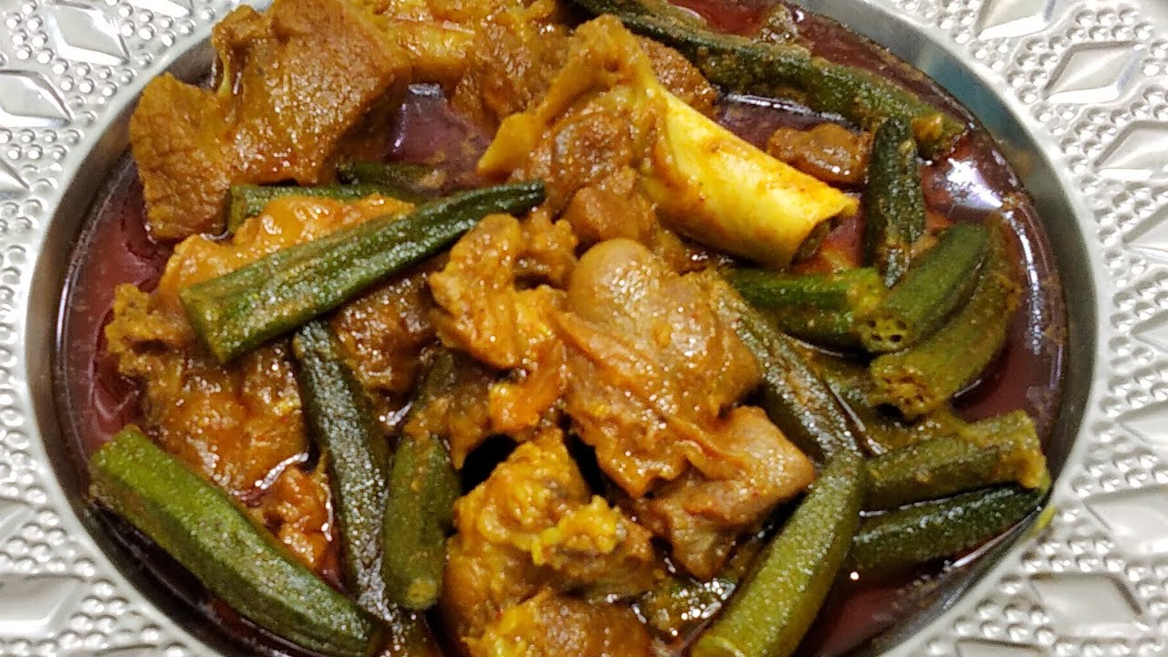 My late father's favourite recipe Bhindi Gosht❤️|One pot Bhindi Gosht ka Salan❤️|Inaaya Ka Kitchen❤️