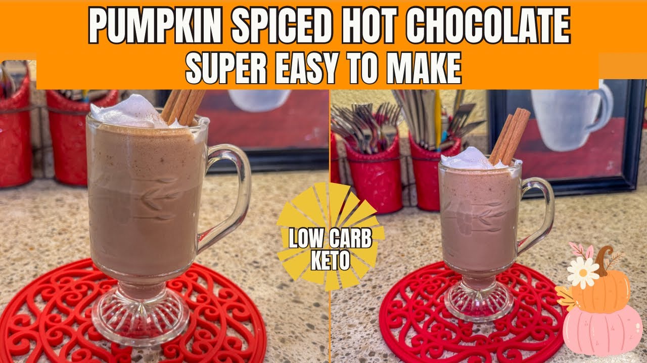 Pumpkin Spiced Hot Chocolate -The Best Hot Chocolate You've Ever Made!