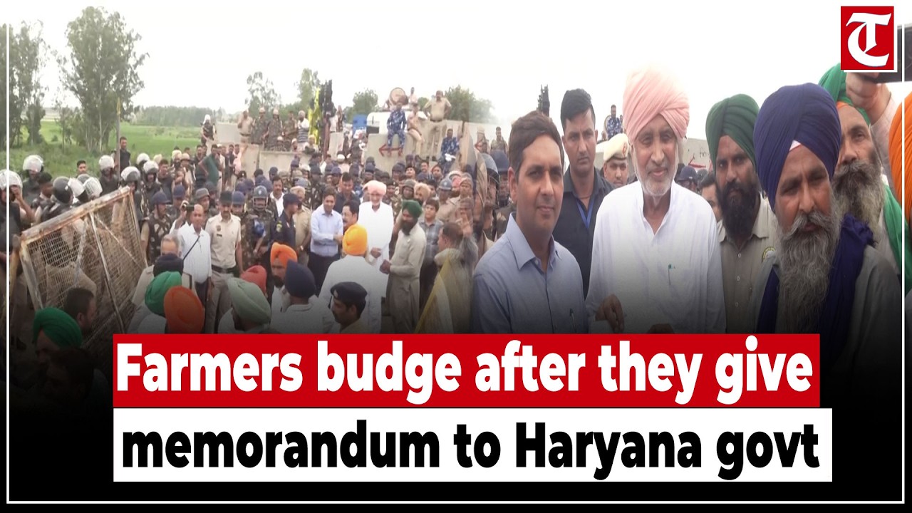 Farmers start going back from Shambhu after leaders give memorandum to Haryana govt