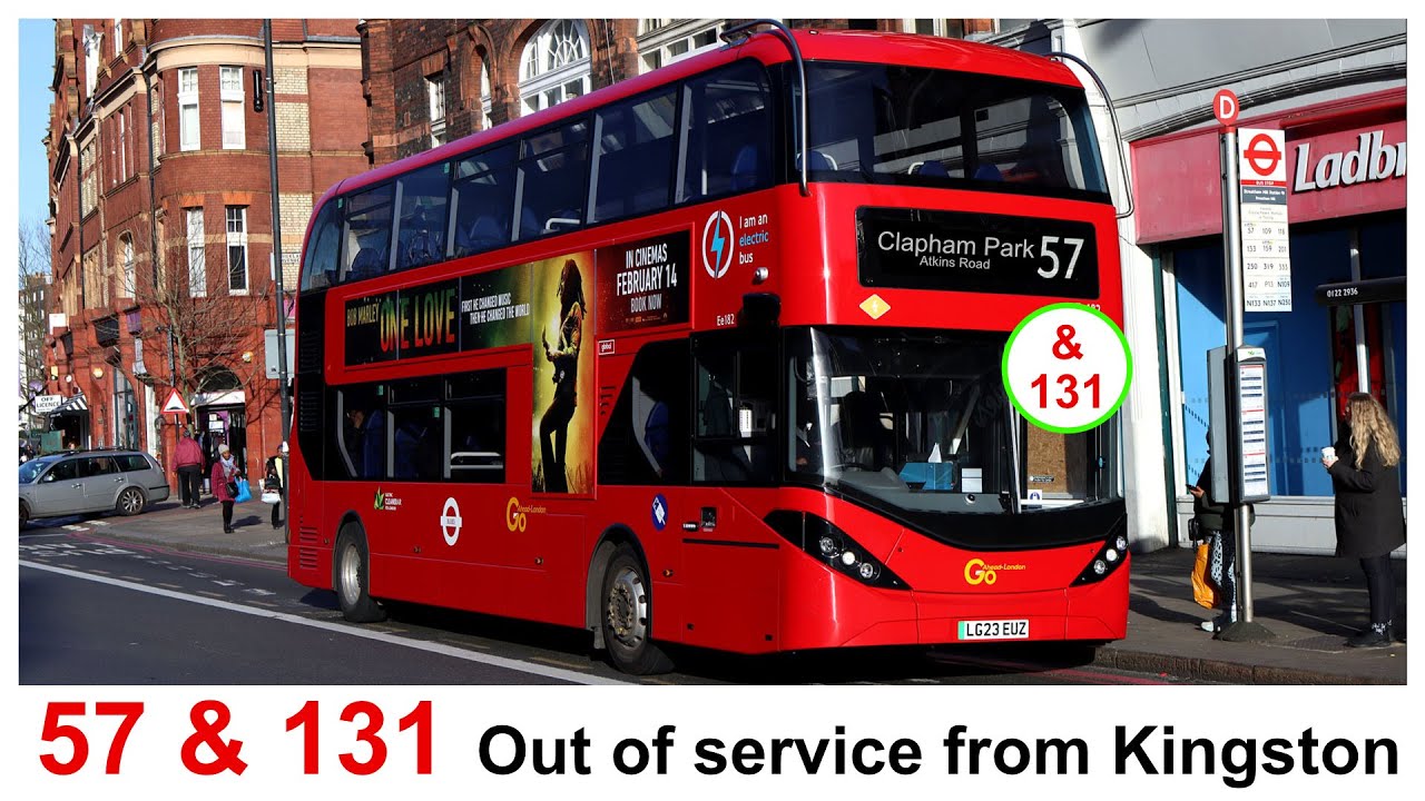 57 & 131 Out of Service from Kingston.
