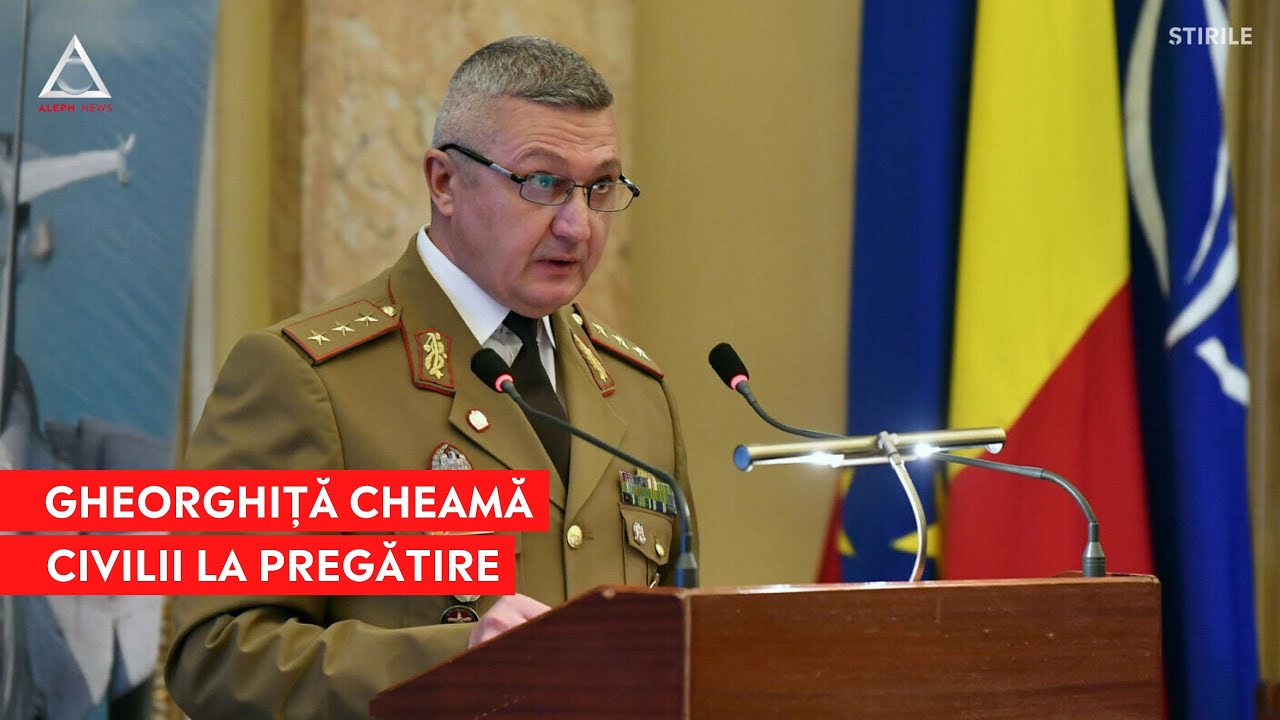ACUM: Şeful Apărării României, generalul Gheorghiţă Vlad, cheamă civilii la pregătire