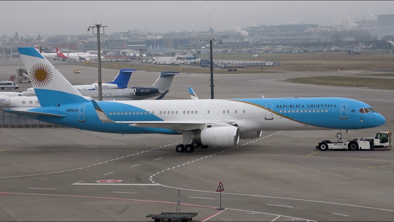 WEF 2025 | GOVERNMENT AIRPLANES ONLY | Zurich Airport Plane Spotting
