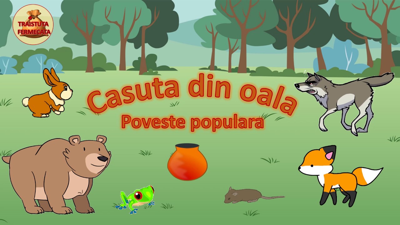 Casuta din oala  - poveste populara