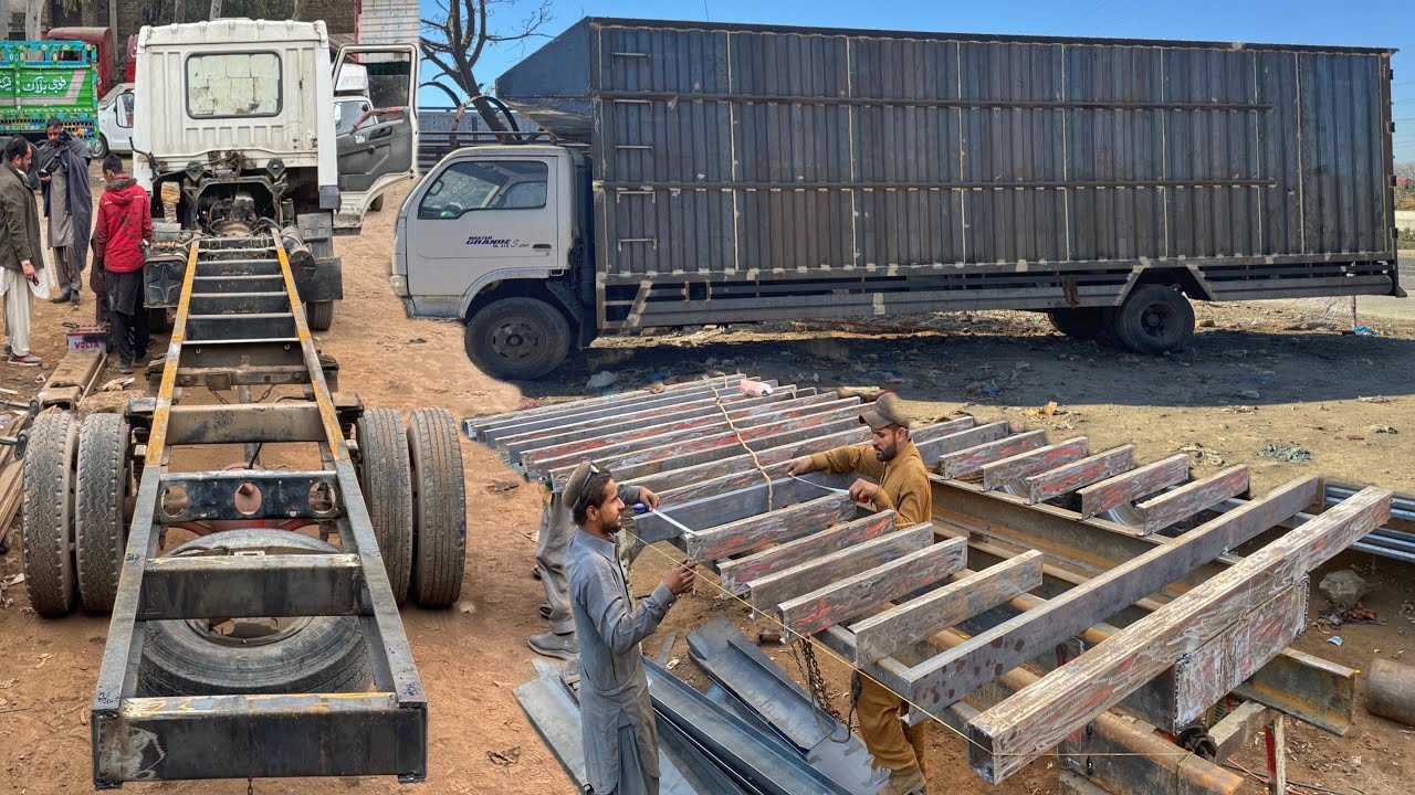 Built a 32-foot Container on a Faw 120 Hp Truck / Expert Mechanic Making a Container