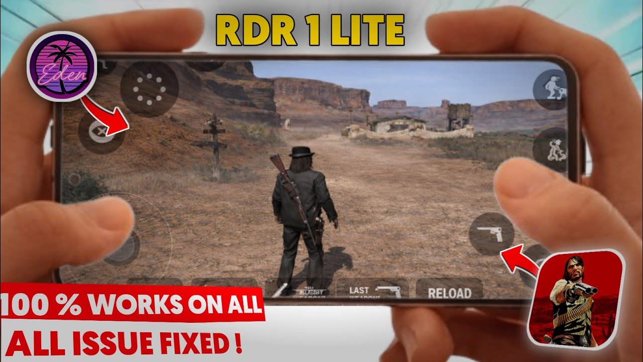 😱 RDR 1 LITE Mobile 🔥 No Grass No Shadow No Trees | 100% Working | All Issues Fixed