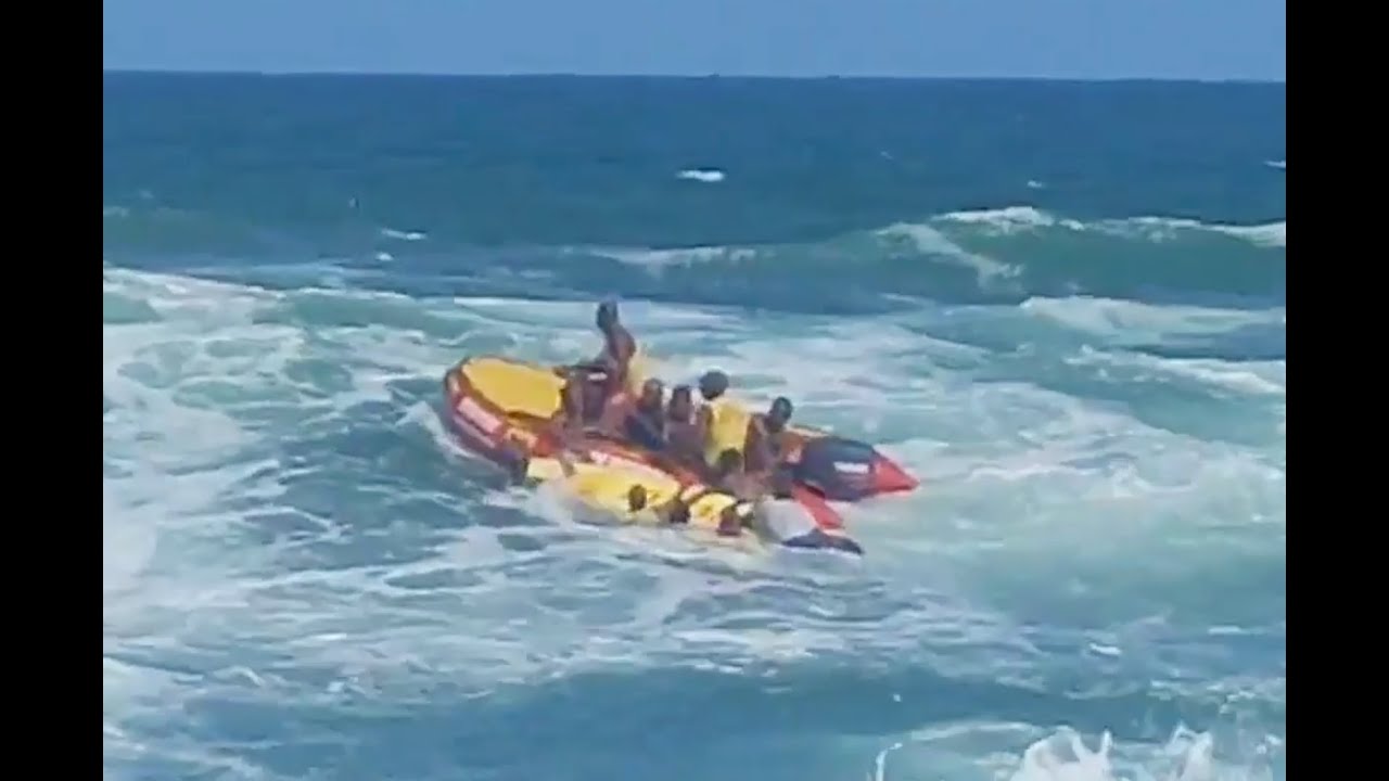 South Africa - mass rip current rescue