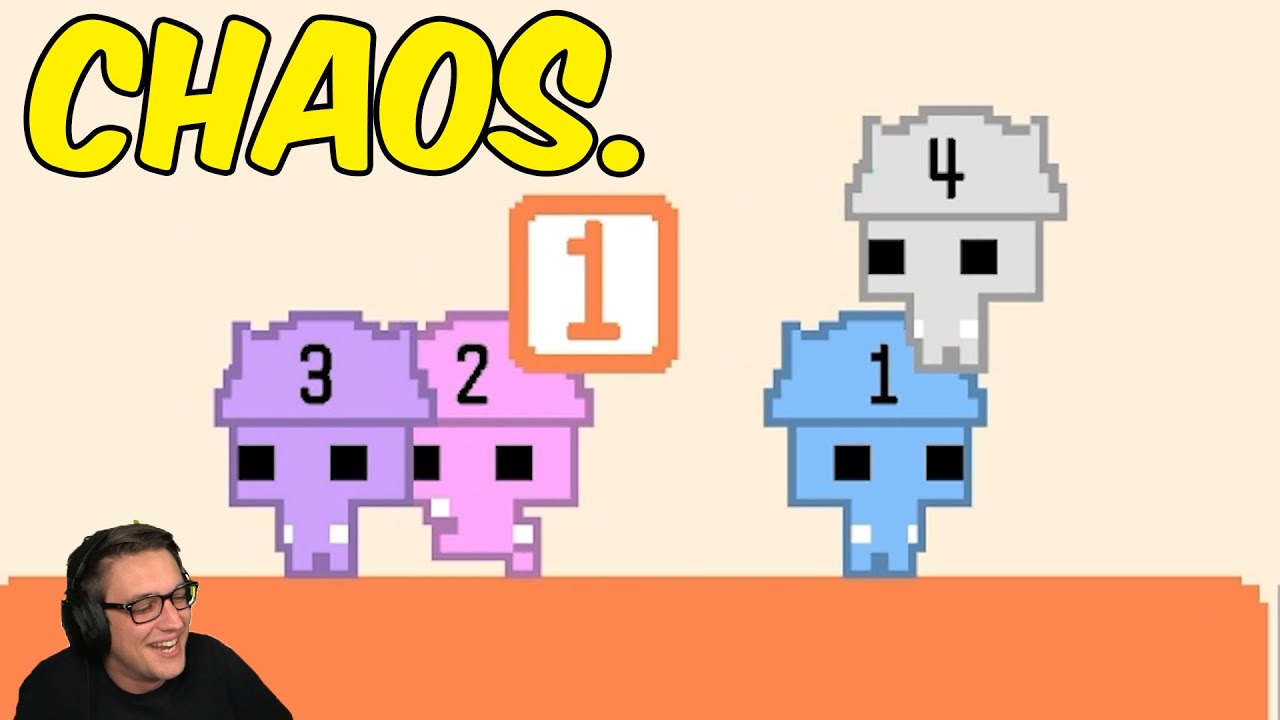a game designed to make friends hate eachother (PICO PARK)