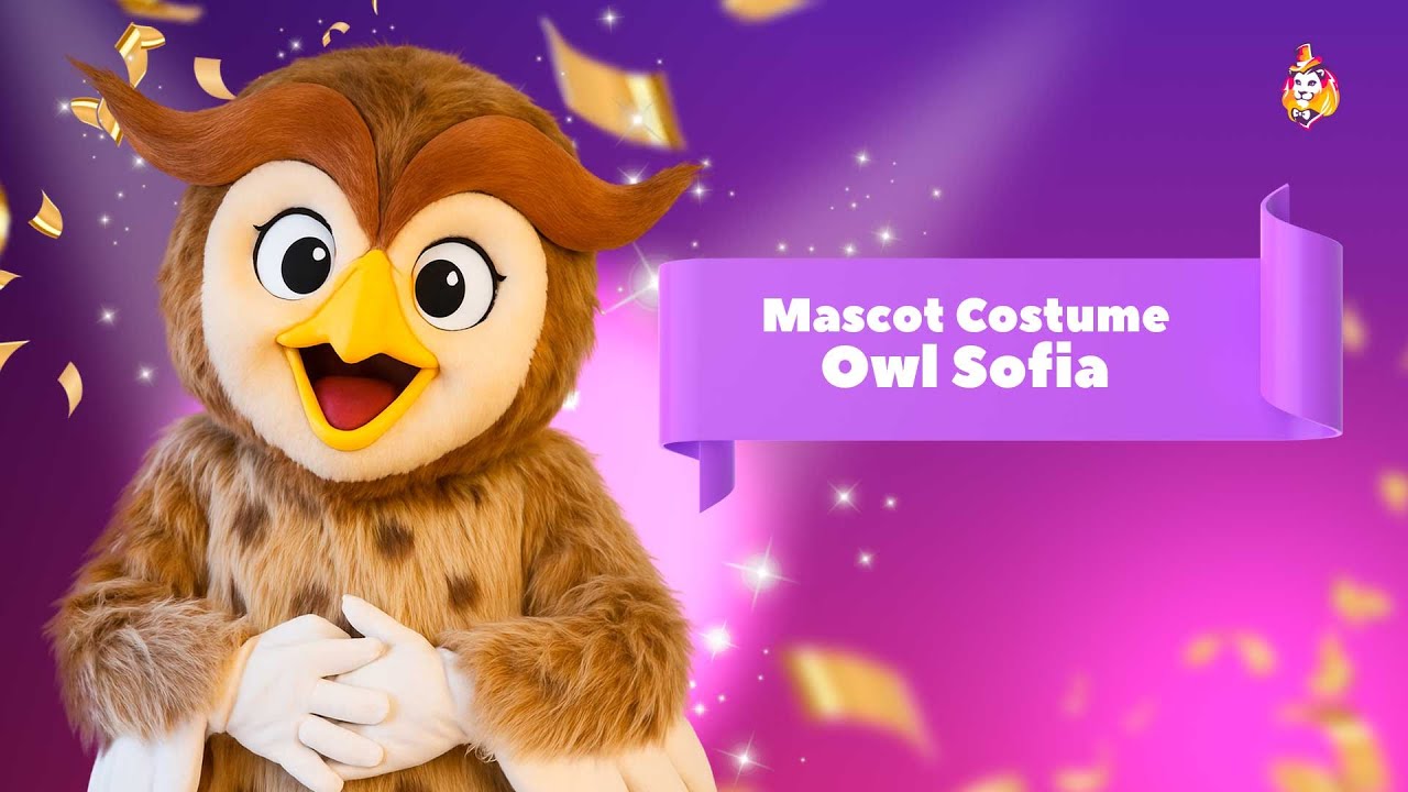 Owl Sofia Mascot Review &mdash; Real Look, Details & Quality | Carnival Mascot