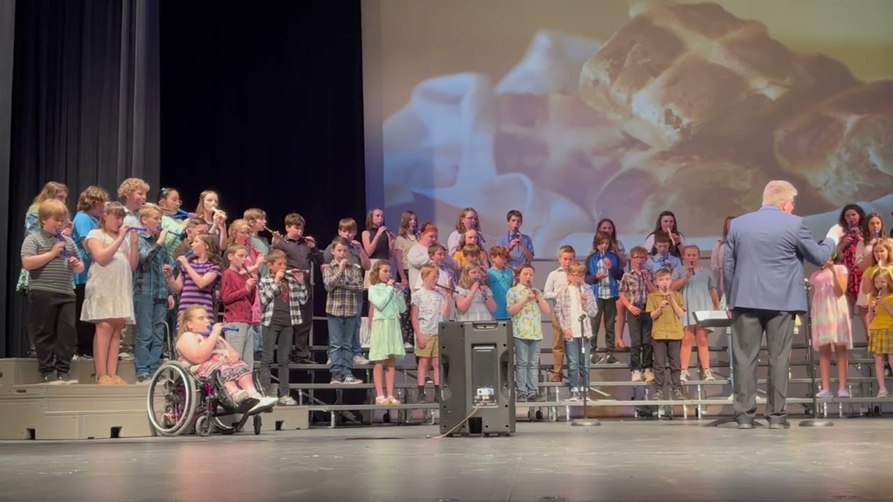 Jamie choir concert flute May 2023