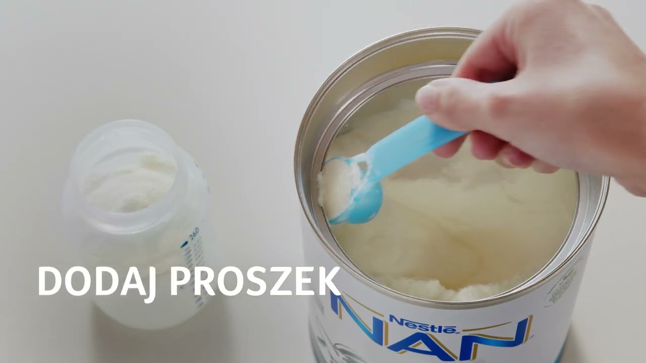 Jak przygotować mleko następne NAN OPTIPRO® Plus 2 HMO?