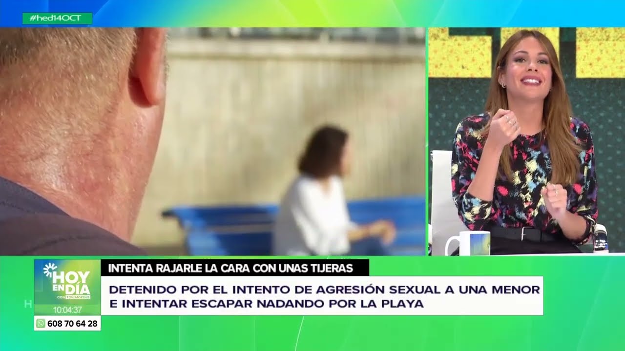 251014 #PolicíaLocalMálaga 🚔 Detenido por agresión sexual a mujer menor de edad 📺hed Canal Sur