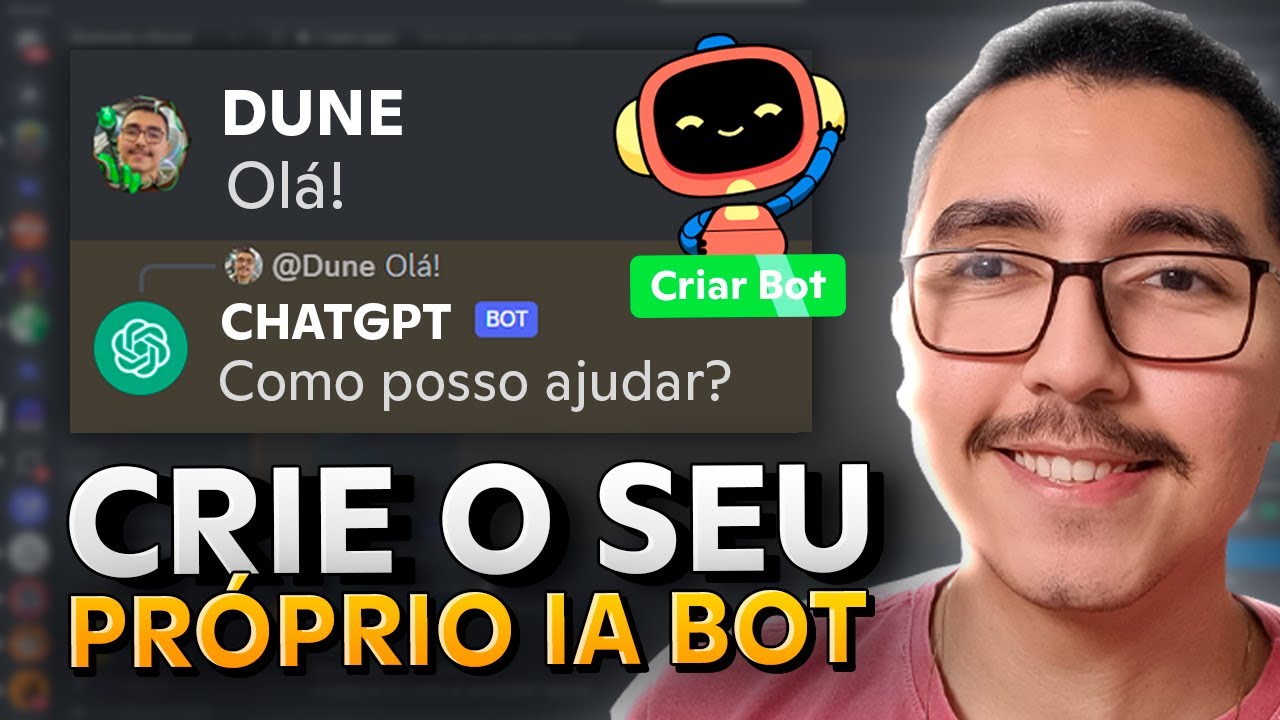 Como CRIAR um BOT Integrado com CHATGPT no Discord!! (PASSO A PASSO)