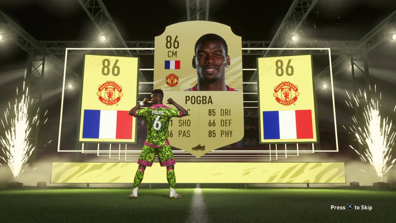 FIFA 21 pogba in a pack