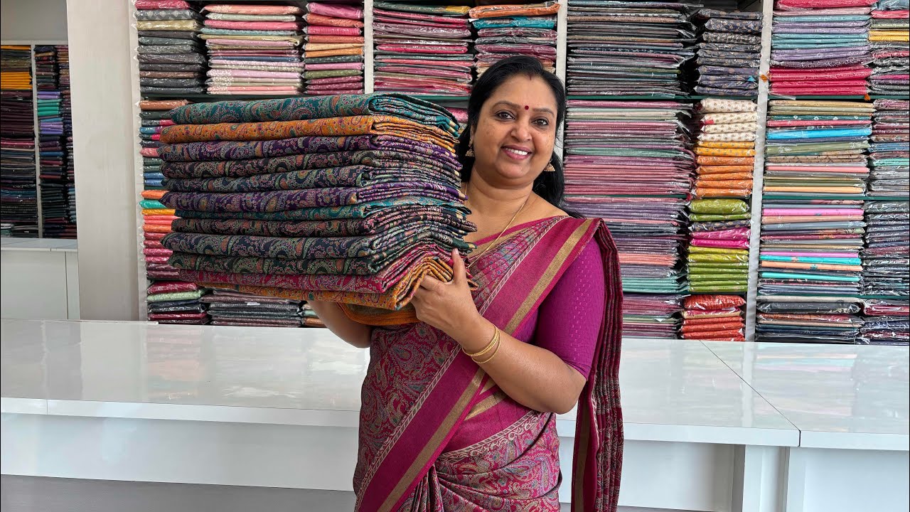 വെറും 799 Soft Ajark Print സാരികൾ 8 സൂപ്പർ കളറുകളിൽ 