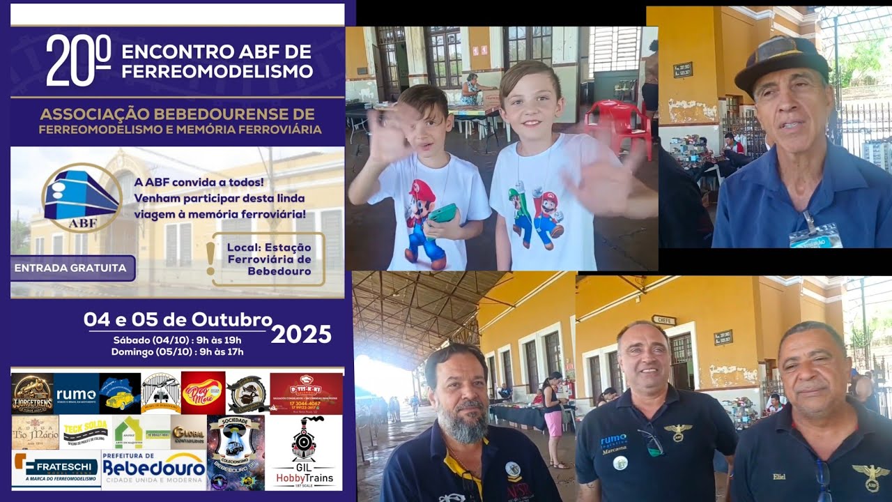 20° ENCONTRO ABF FERREOMODELISMO | ASSOCIACÃO BEBEDOURENSE DE FERREOMODELISMO E MEMÓRIA FERROVIÁRIA.