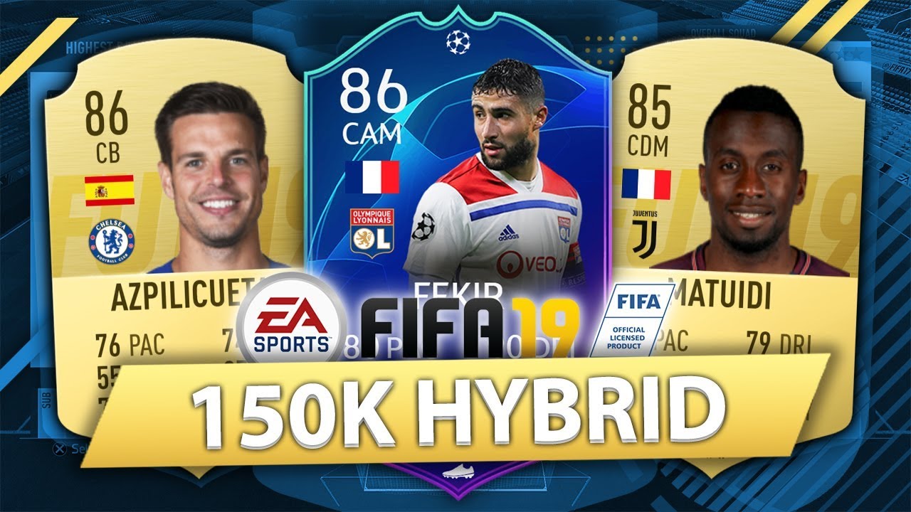 SUPER SWEATY 150K HYBRID w/ TOTGS FEKIR! FIFA 19 SQUAD BUILDER