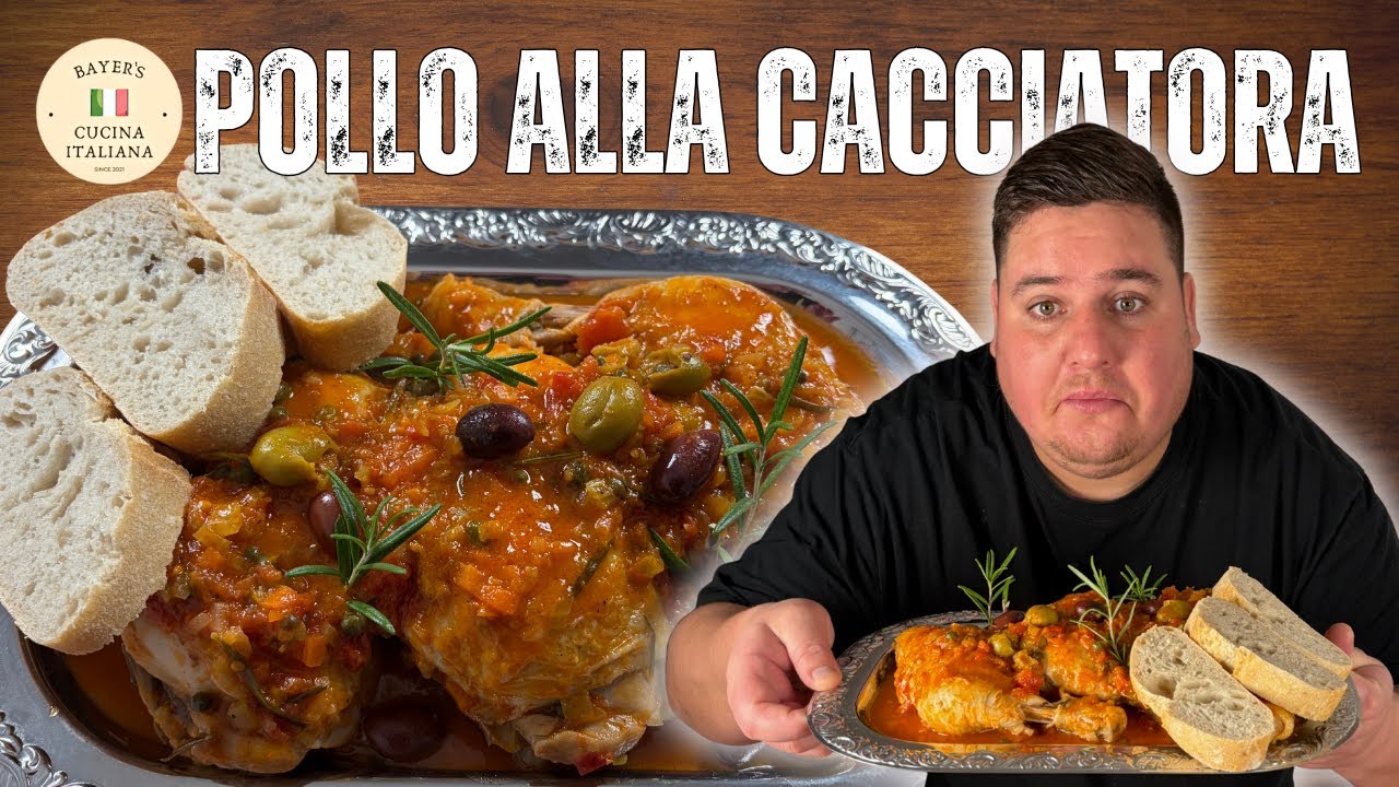 Italienisches Huhn nach Jäger-Art | Pollo alla cacciatora