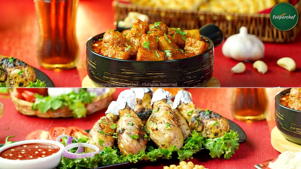Aloo Tikka Masala with Kalmi Tikka Recipe by SooperChef | Magic Meals with Coca-Cola