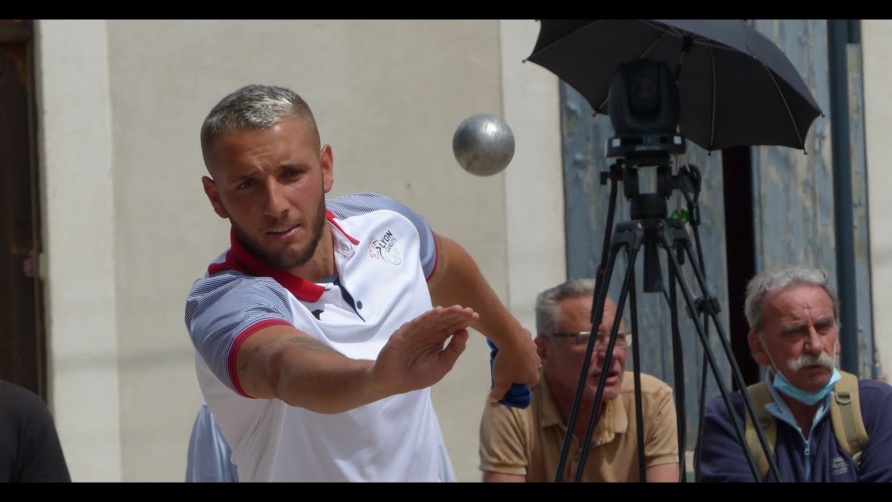 1/4 MOLINAS vs MAUREL -  6e Supranational à pétanque de la Ville de Valréas - Juillet 2021
