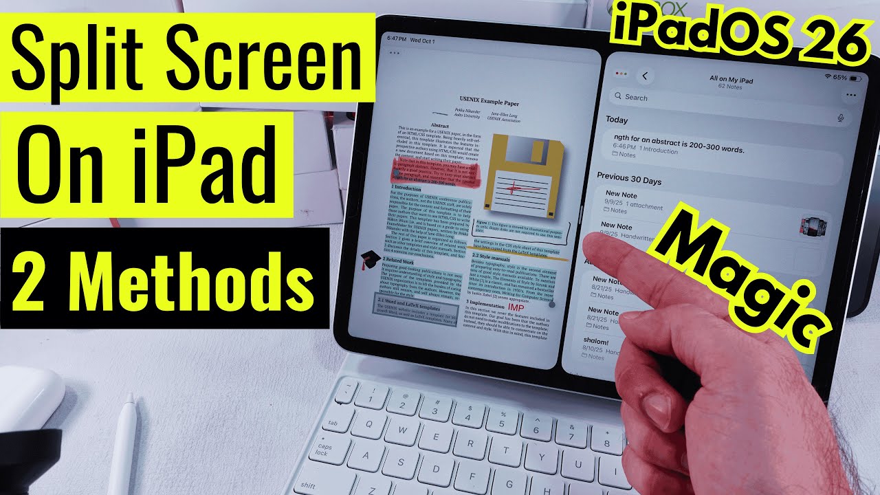How to Split Screen on iPad in iPadOS 26 &ndash; Use 2, 3, or 4 Apps at Once!