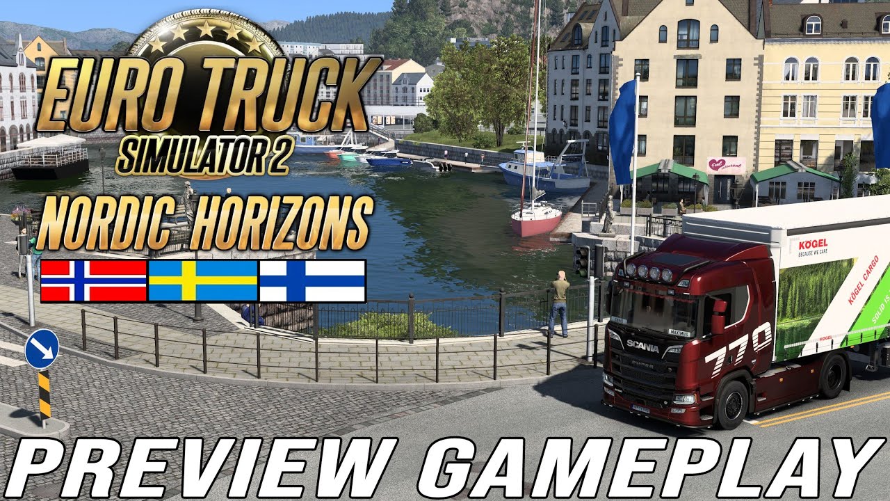 ETS2 Nordic Horizons DLC - First Look - PREVIEW Gameplay 🔴 LIVE [3056] EURO TRUCK SIMULATOR 2