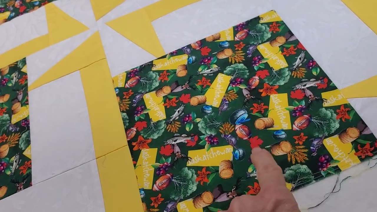 🇨🇦Beverley's all-Saskatchewan quilt 🍁 