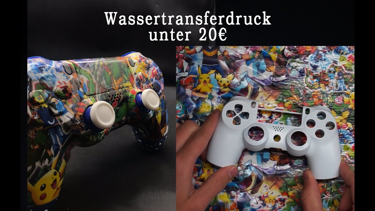 Wassertransferdruck Tutorial für Anfänger/ PS4 Controller Hydro dipping / Anleitung mit Erklärung🎨